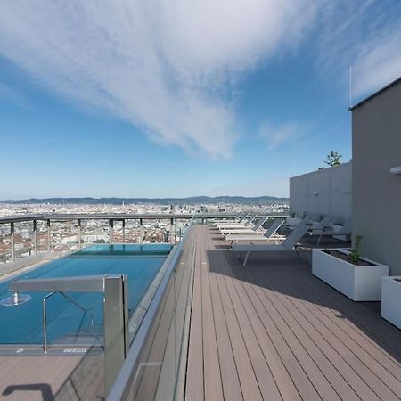 Hoch Hinaus, Neu Und Stilvoll Mit Pool Am Dach Leilighet Wien Eksteriør bilde